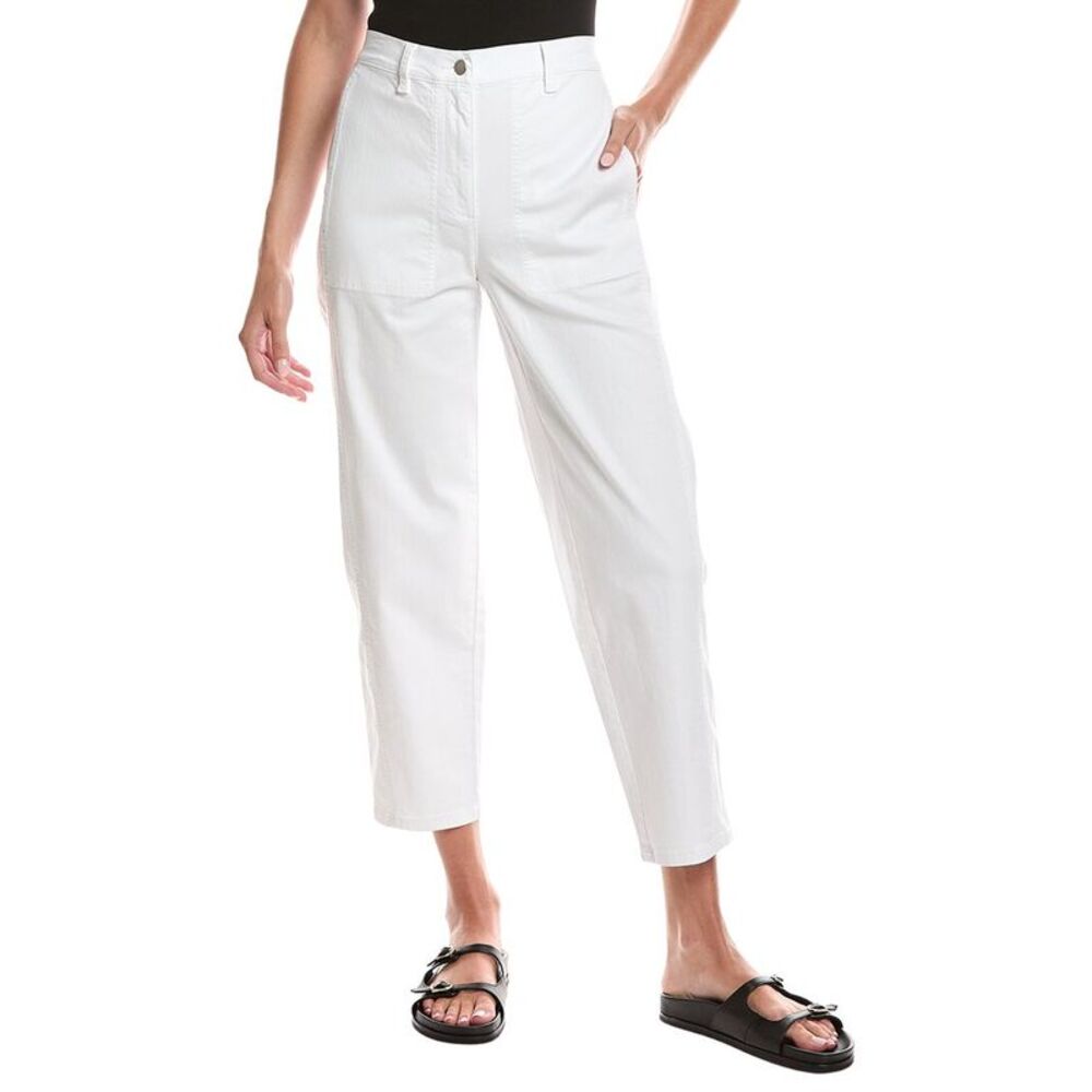 Eileen Fisher Womens Ankle Lantern Pant, White